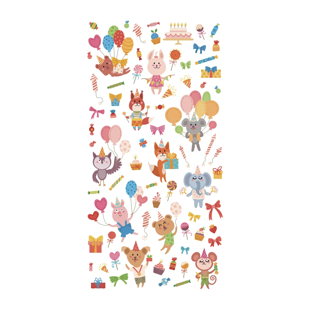 

Sticker Sheet - Happy Birthday / Bullet Journal Stickers, Planner Stickers, Scrapbook Stickers, Happy Birthday Stickers