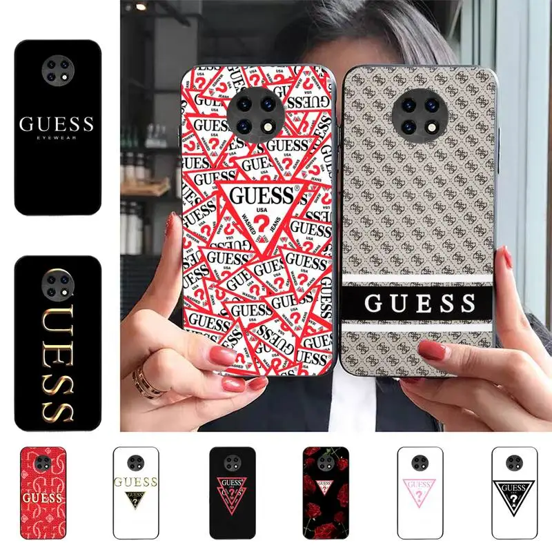 

Fashion Trend GUESS Phone Case For Redmi 9 5 S2 K30pro Silicone Fundas for Redmi 8 7 7A note 5 5A