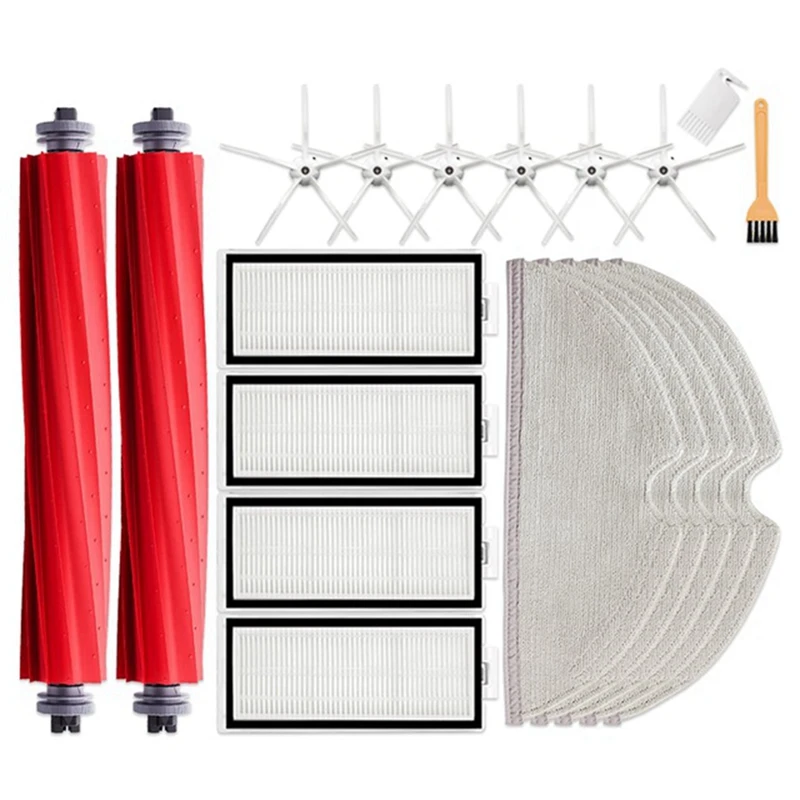 

Main Side Brush Hepa Filter Mop Rags for Max, Max+, T8 Robot Vacuum Cleaner Accessories Spare Parts B