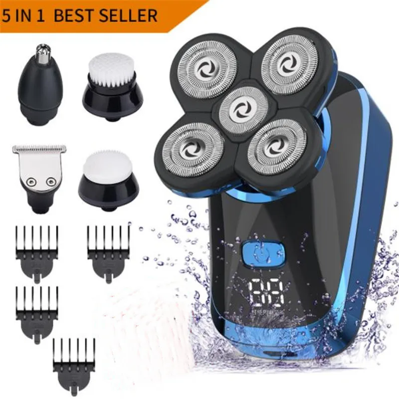 Skull Shaving Machine For Man Razor Face Hair Clipper Trimmer All In One Men Grooming Kit