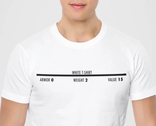 Белая футболка для ролевых игр