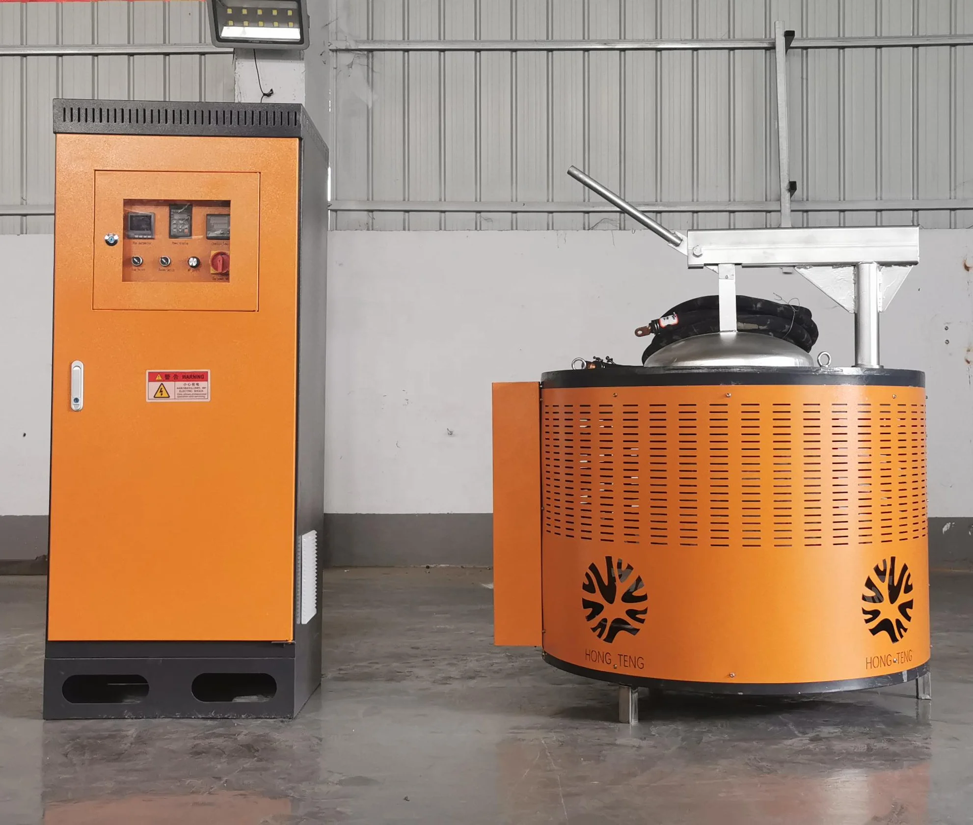 Индукционная плавильная печь 300 кг 500