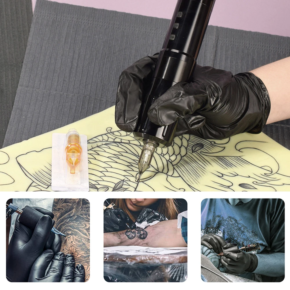 

Professional Tattoo Kits Rotary Pen Set Machine Permanent Makeup Cartridges Needles Tattoo Body Art Exercise Accessories