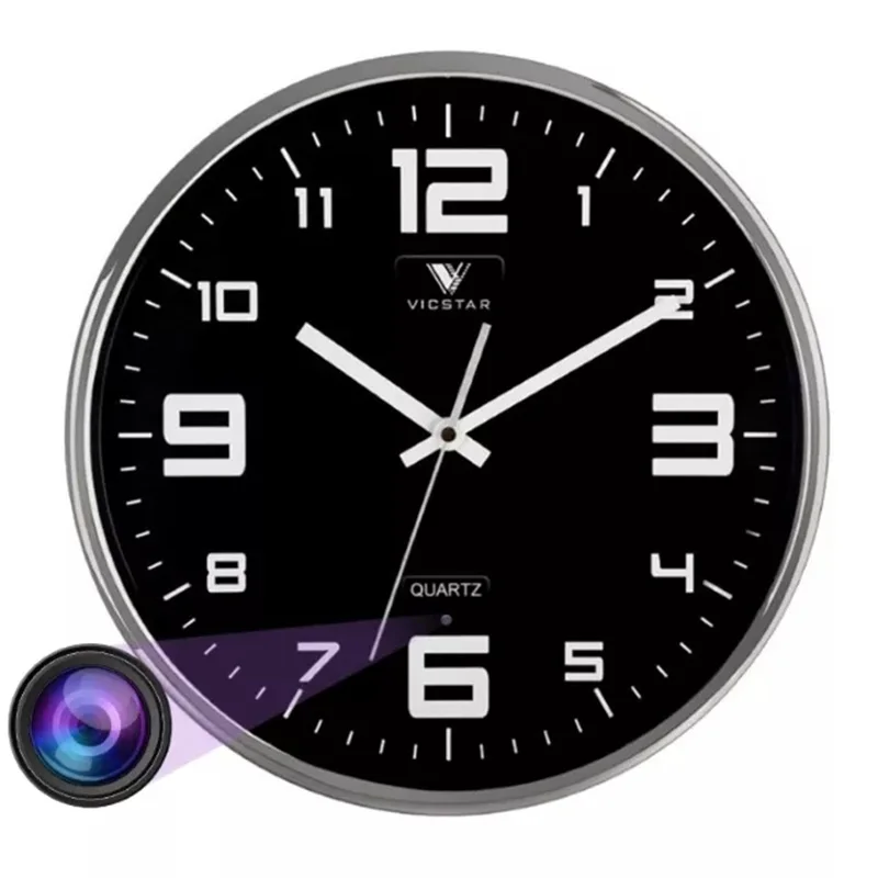 

1080P Mini Camera IP wifi CCTV Wall Clock Camera Home Security Wifi Nanny Video Recorder with Motion Detection Camera