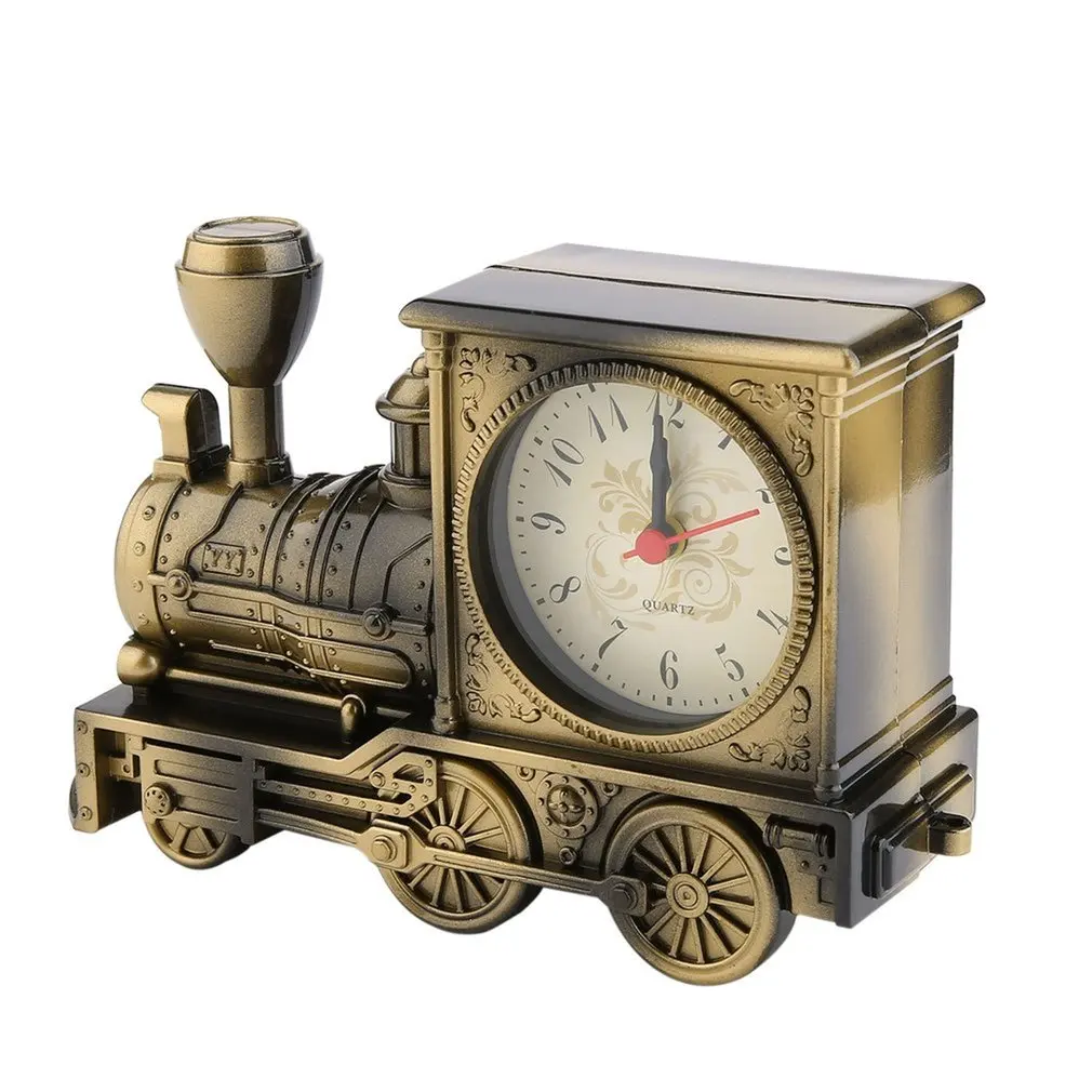 Quartz Movement Desk Clock Fashion Home Decoration Crafts Plastic Model Clock Ornament