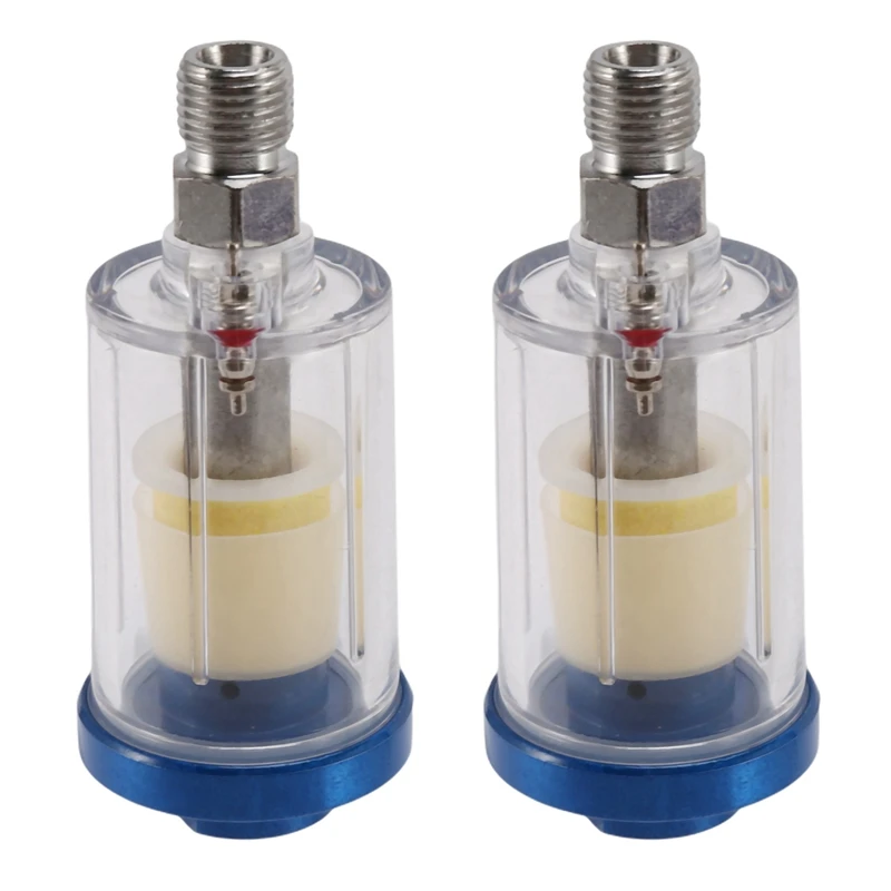 

2X Mini In Line Air Filter Moisture Water Trap For Spray Guns Air Tools