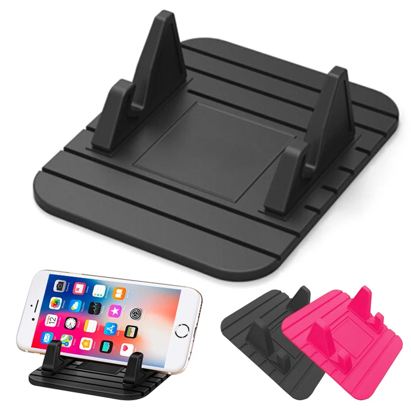 

Car Silicone Holder Mat Pad Dashboard Stand Mount For Anti-slip Phone GPS Bracket For IPhone Samsung Xiaomi Huawei Universal