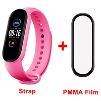 2022 film for xiaomi mi smart band 6 5 4 full curved watch film for screen protective watch accessories official store
