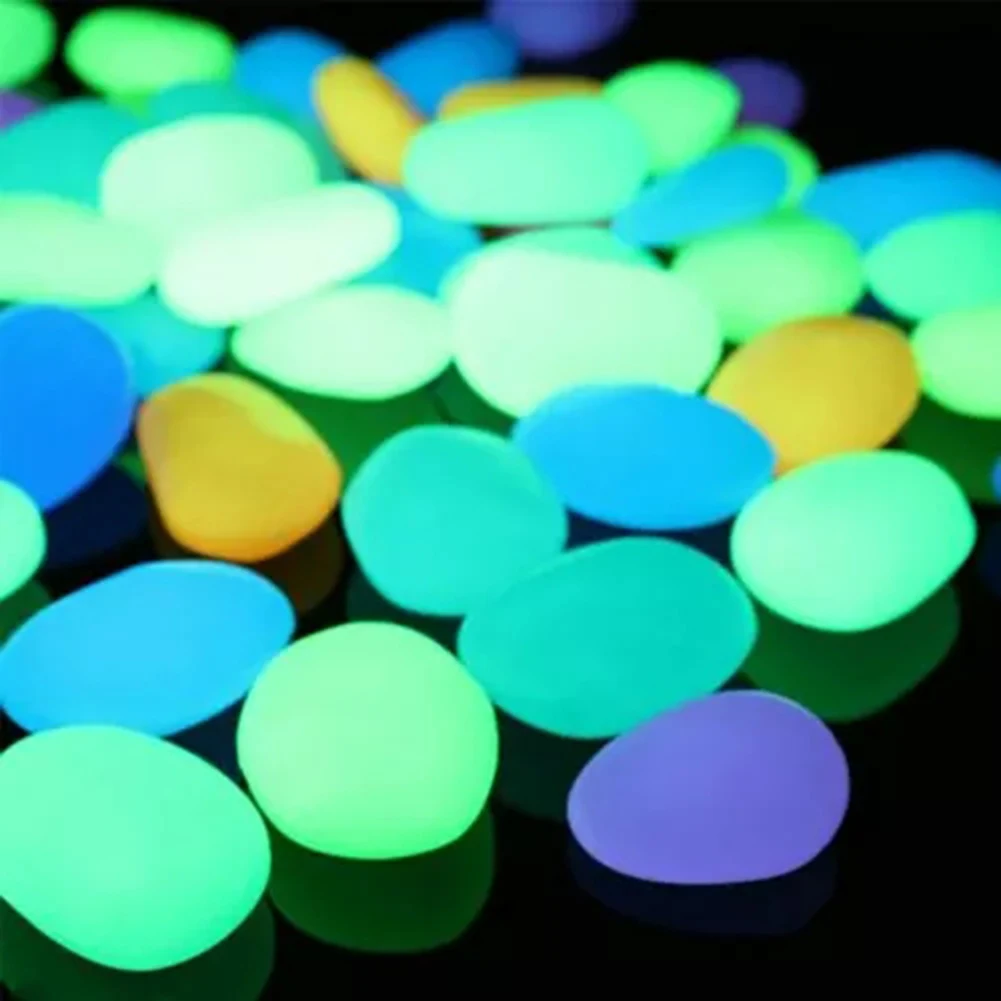 Светящийся в темноте садовый камень для украшения скалы маленький аквариумный