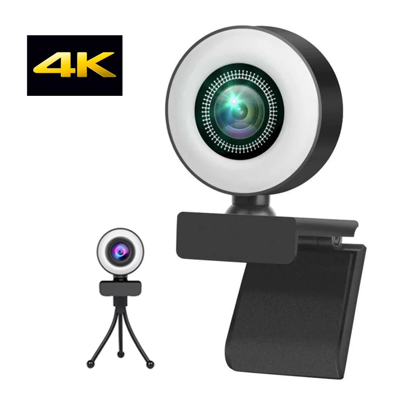 

2022.Full HD 4K Webcam 2K Web Camera Auto Focus with Microphone For PC Laptop 1080P Web Cam for Online Study Conference Youtube