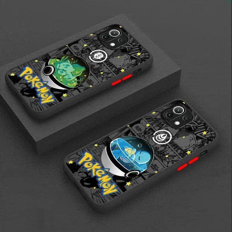 Роскошный чехол для телефона Pokemons Xiaomi Redmi 13C1 2 5G 10C 12C 9 10 9A 9T 9C A1 A2 Plus K40 Pro матовый