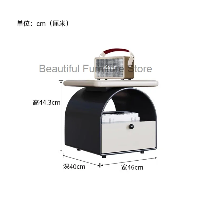 Кремовый роскошный современный ночной столик в скандинавском стиле