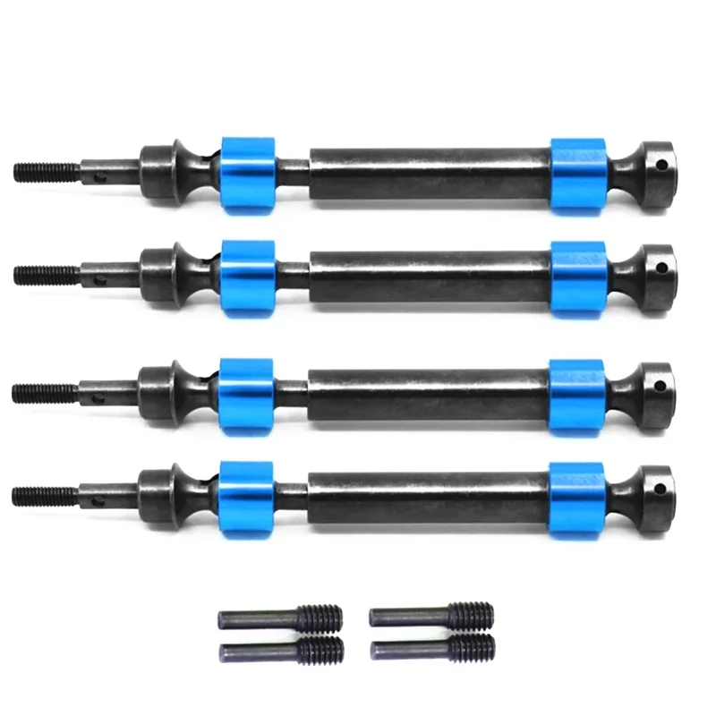

4Pcs Hard Steel Splined CVD Drive Shaft for Traxxas 1/10 Maxx 4S 89076-4 RC Car Upgrade Parts Accessories 2