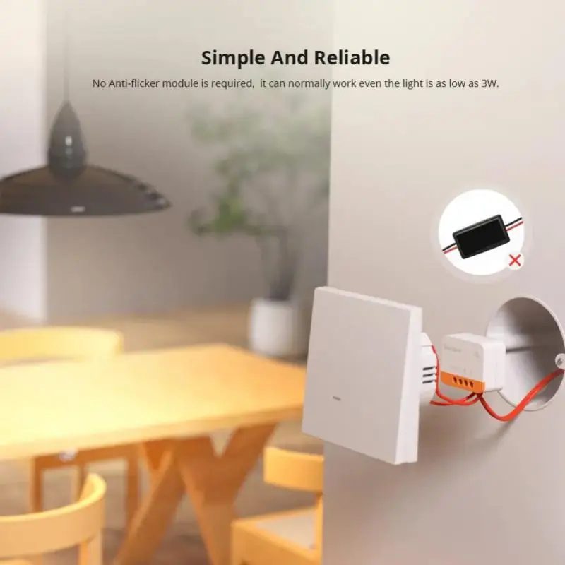 Фото Умный выключатель SONOFF Zigbee1-8 PCS ZBMINI-L2 DIY: модуль управления без нейтрального провода, совместим с Alexa, Google, Алиса Смарт №2