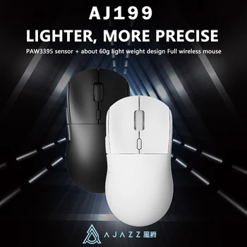 AJAZZ AJ199 2.4G Wireless Mouse Optical Mice with USB Receiver Gamer 26000DPI 6 Buttons Mouse For Computer PC Laptop Accessories