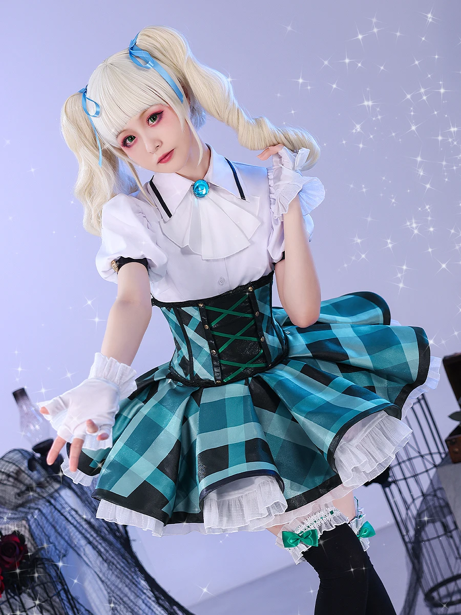 

Аниме Aikatsu Rose Todo Yurika косплей костюм игра женская модная юбка платье ролевая Одежда для девочек 2022 размеры раньше Новинка