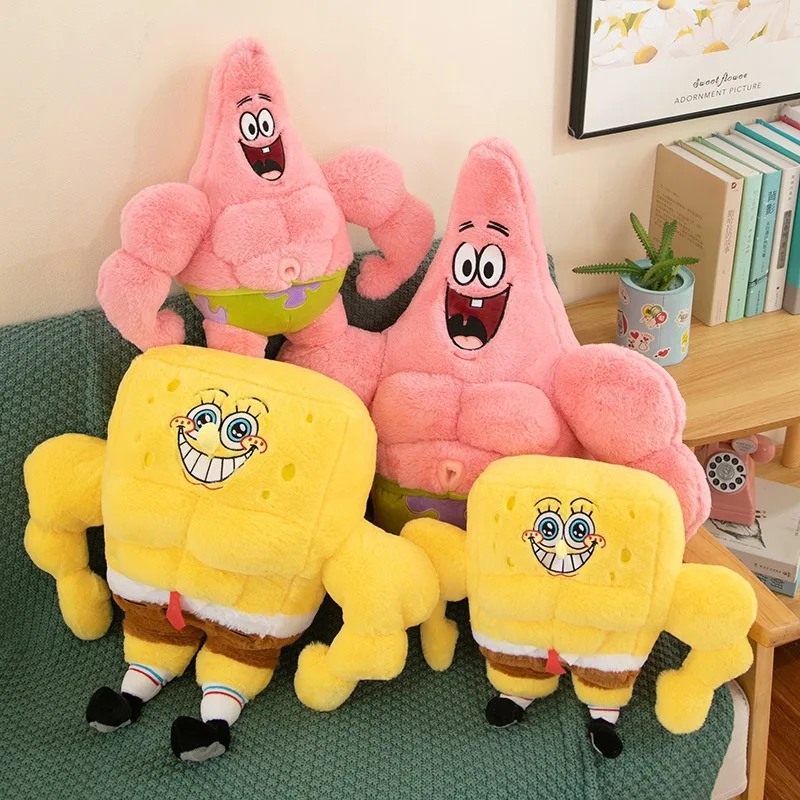 65 см Большой размер кавайные Мягкие штаны Губка Боб для фитнеса плюшевая игрушка