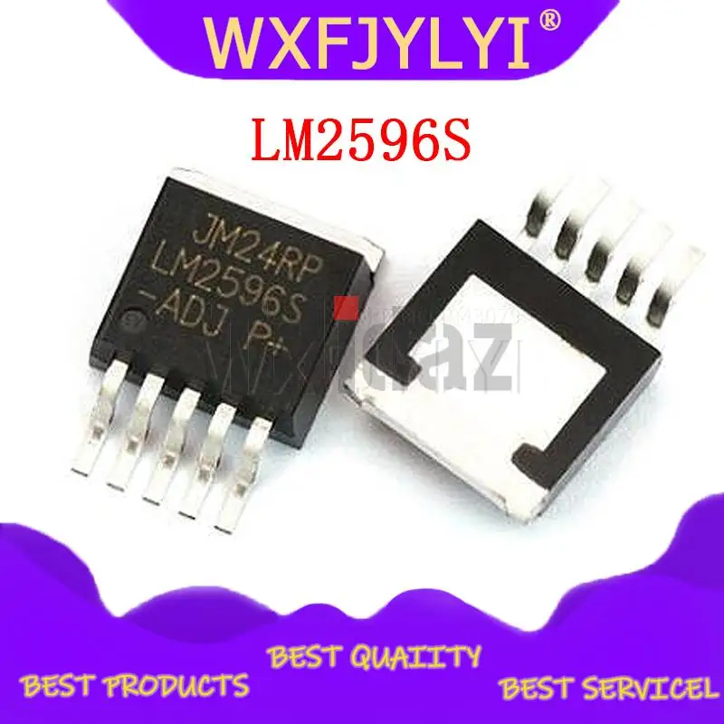 5 шт./лот женственная лампочка LM2596S-ADJ LM2596S-5.0 LM2596S LM2596HVS LM2596 TO-263