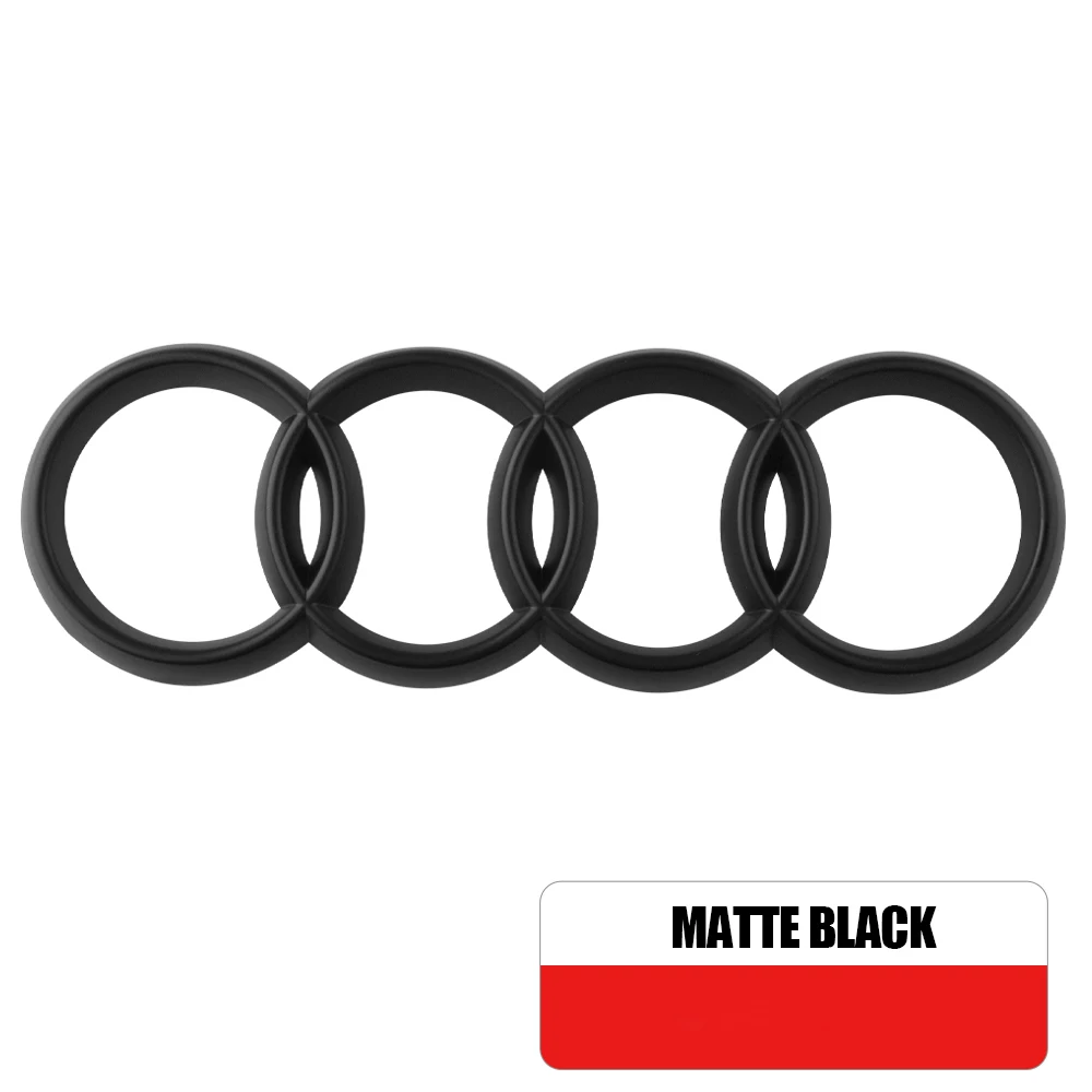 

Автомобильный передний гриль из АБС-пластика, задний багажник, наклейка для Audi Sline A3 8P 8L 8V A4 B8 B6 B7 B9 A6 C6 C7 S5 A7, 1 шт.