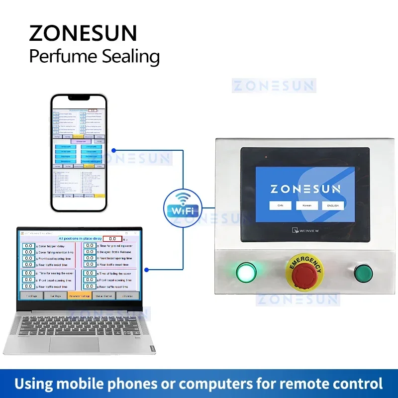 ZONESUN автоматический щипцы для флаконов духов распылитель воротник кольцо пресс
