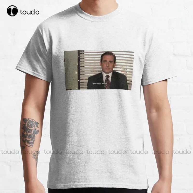 

New The Office 'Im Dead Inside' Classic T-Shirt Mens Shirts Casual Cotton Tee Shirt Xs-5Xl Unisex Fashion Funny Tshirt