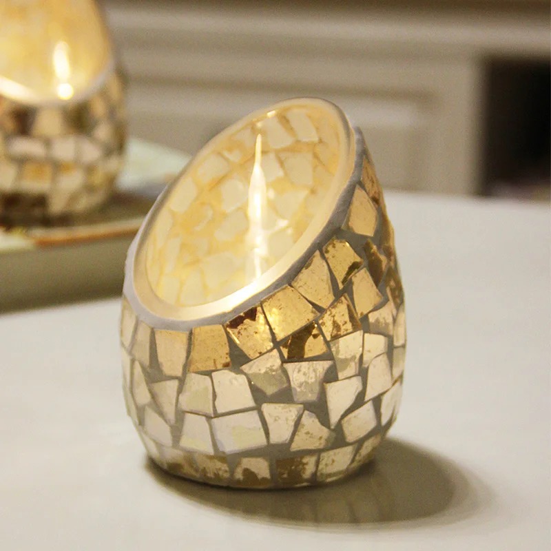 

Crystal Glass Candle Holders Modern Living Room Scented Romantic Creative Candles Holders Dining Table Bougeoir Home Decor 60