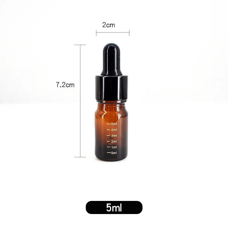 

5ml/10ml/20ml/30mllAmber Glass Refillable Dropper Bottle