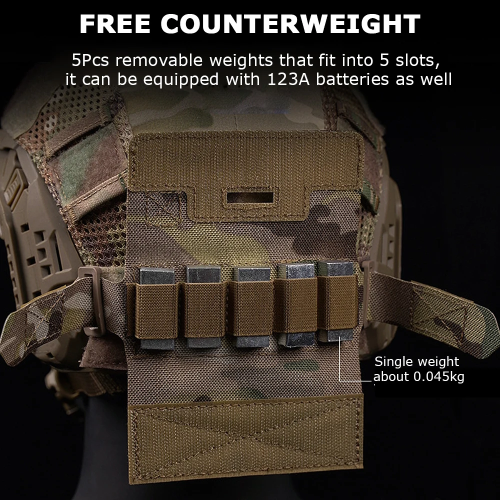 Тактический шлем балансировочная весовая сумка противовесный пакет NVG для OPS Fast BJ