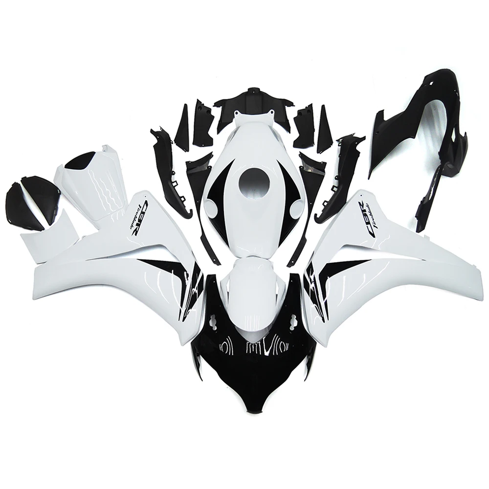 

White Black Fairing Fit for Honda 2008 2009 2010 2011 CBR1000RR CBR 1000RR Injection Mold ABS Plastics New Bodywork 08 09 10 11