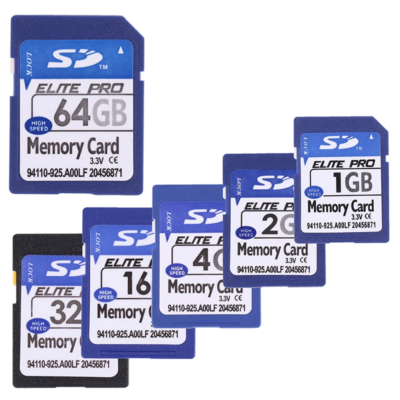 

1PC SD Card 1GB 2GB 4GB 8GB 16GB 32GB 64GB Secure Digital Flash Memory Card