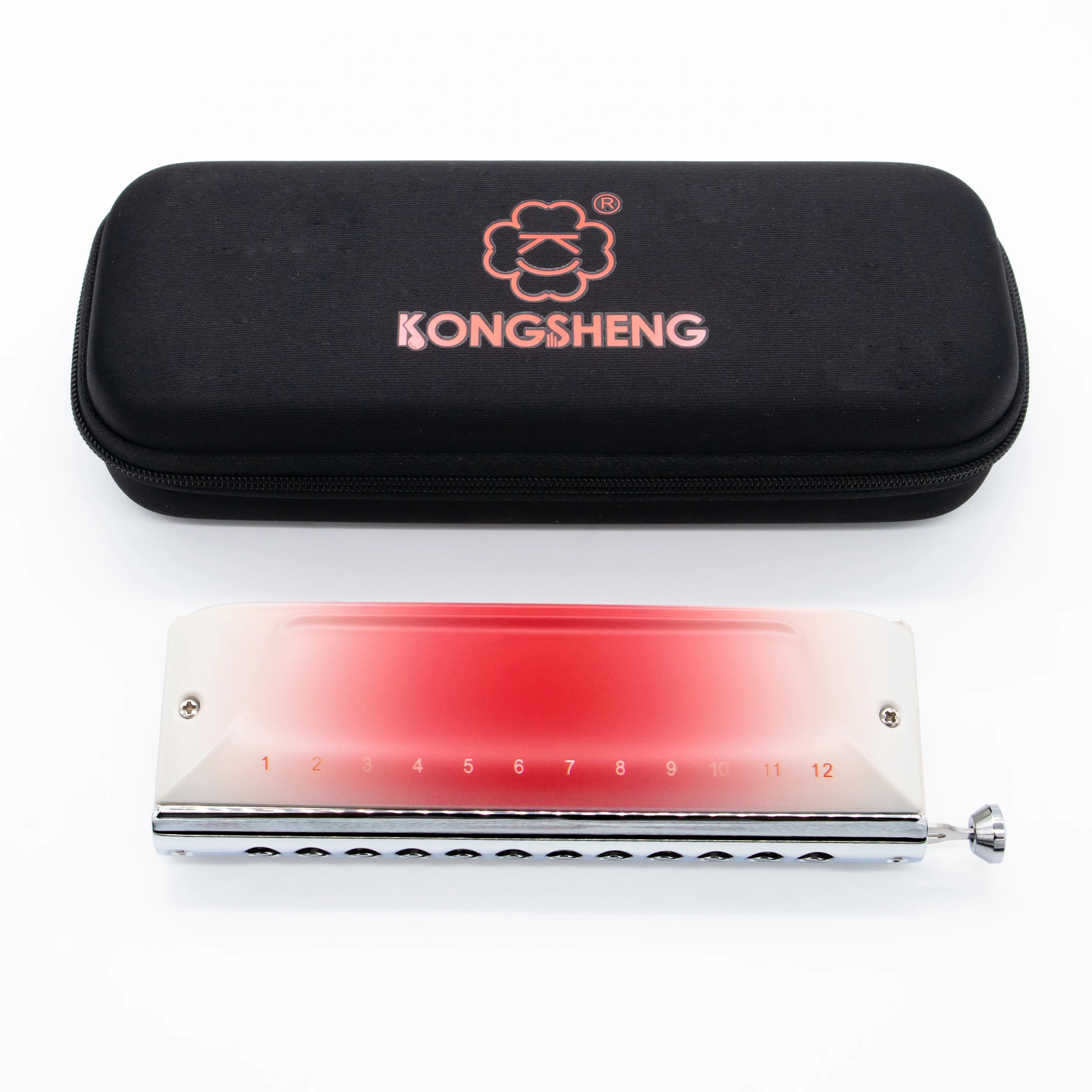 Фото KONGSHENG RE-48 Хроматическая губная гармоника Rouge с 12 отверстиями №3