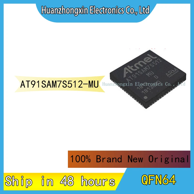 

AT91SAM7S512-MU QFN64 MCU 100% Brand New Original Chip Integrated Circuit Microcontroller