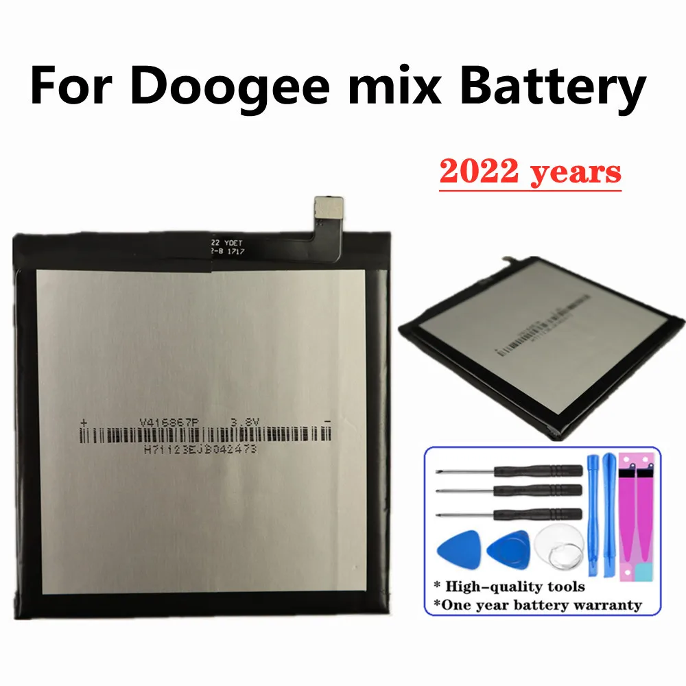 

2022 год Новый аккумулятор для Doogee mix 100% оригинальный 3380 мАч запасной аккумулятор для смартфона батарея + Инструменты