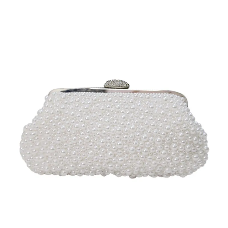 

Dinner Bag Banquet Clutch Evening Dress with Pearl Bag Women's Small Handbag Wedding Bridal Bag ladies hand bags