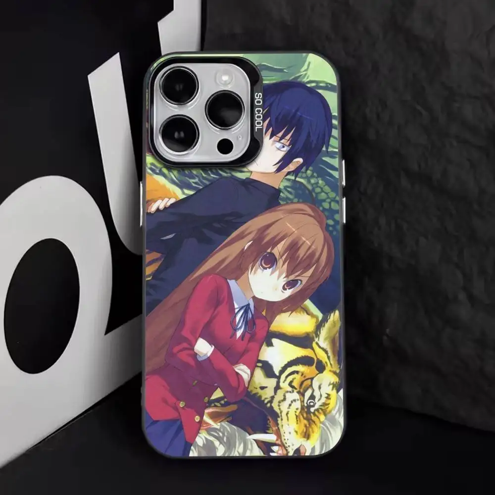 Фото Такасу Рюдзи-Айсака Тайга-Минори-Ами-Торадора! Чехол для iPhone 17, 16, 15, 14, 13, 12, 11 Plus, Pro Max, XS, цветной серебристый №2