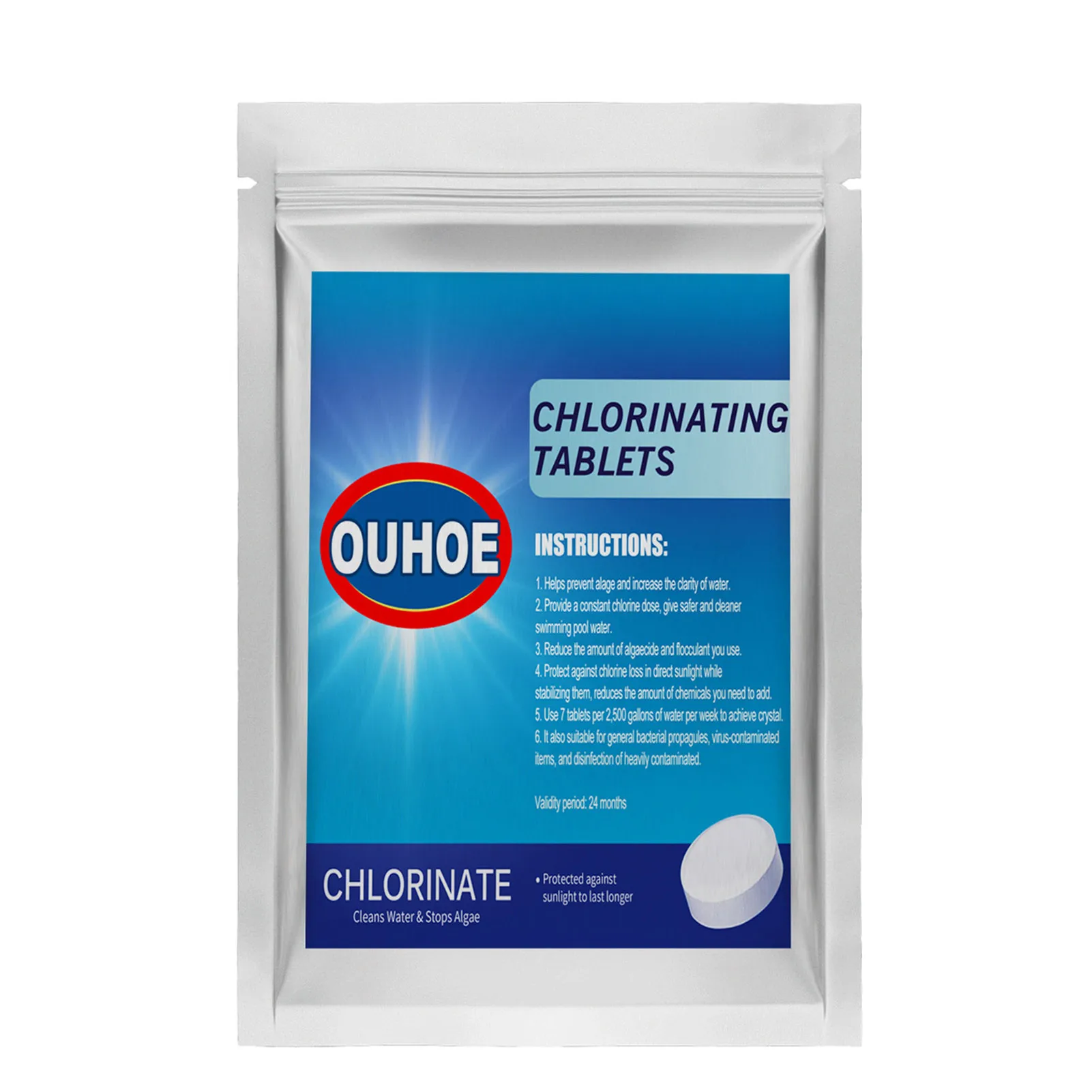 

Swimming Pool Effervescent Tablets Efficient Removal Stains Effervescent Tablet Multifunctional Pool Cleaning Stains Tabs