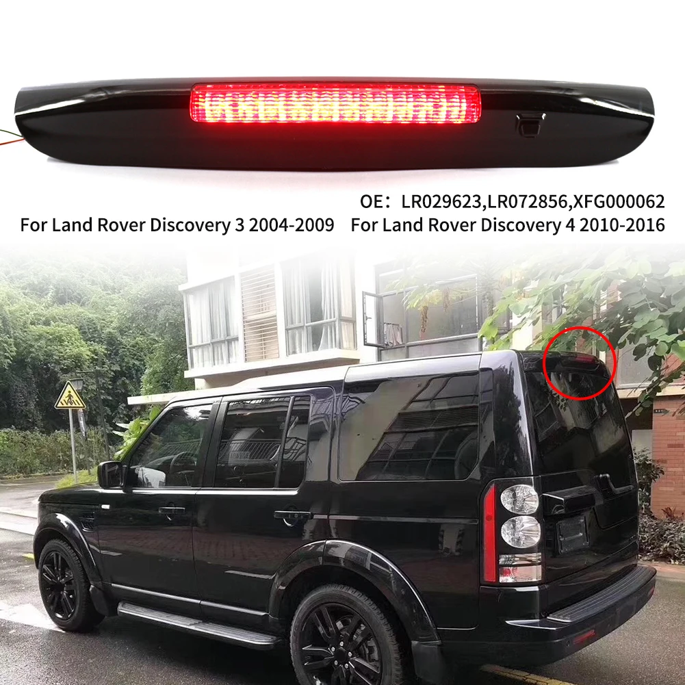 

Car High Brake Light FOR Discovery 3 4 LR029623 XFG000062 LR072856 Black Auto High Level Brake Light Car Accessories