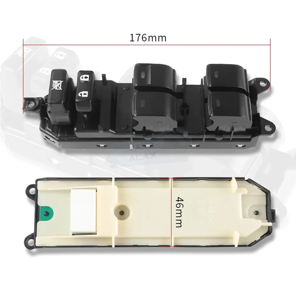 RHD 84040-33080 Электрический главный переключатель управления стеклоподъемником для Toyota Land Cruiser 200 Prado 150 Allion Camry Alphard Corolla (art.: 3920d03060f40) - 3920d03060f40