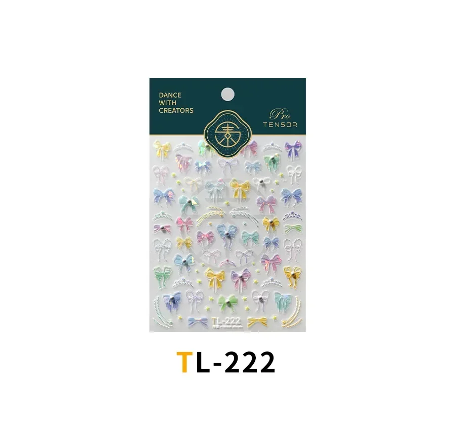 1 шт. разноцветные наклейки для ногтей