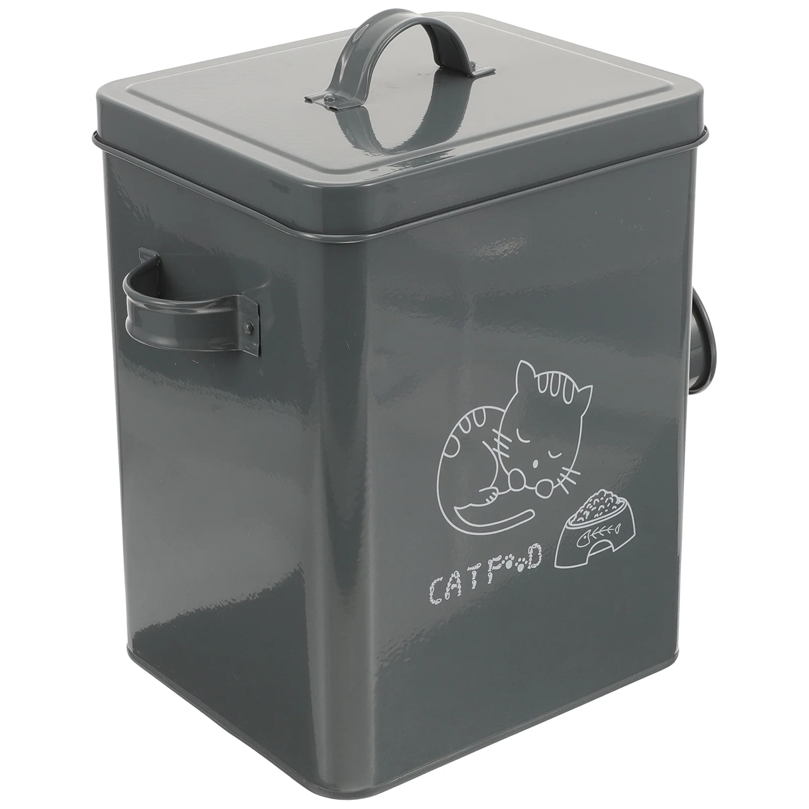 

Detergent Container Metal Laundry Powder Holder Bin Dispenser Iron Washing Bucket