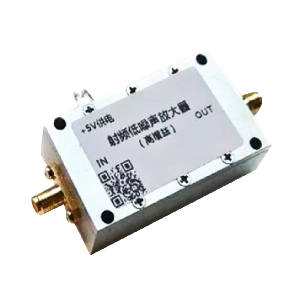 

0.01-4G RF Amplifier 40DB High Gain Low Noise Radio Module =0.6DB LNA for Small Signal Amplification of VHF UHF GPS