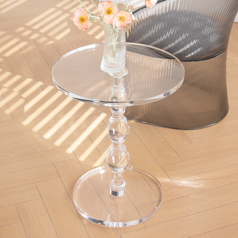 

Transparent Acrylic Coffee Tables Living Room Round Floor Design Coffee Tables Funky Nordic Mesas Auxiliares Homes Decor