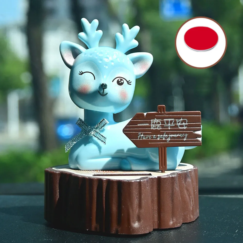 Яркий солнечный орнамент с оленем для интерьера автомобиля и домашнего декора