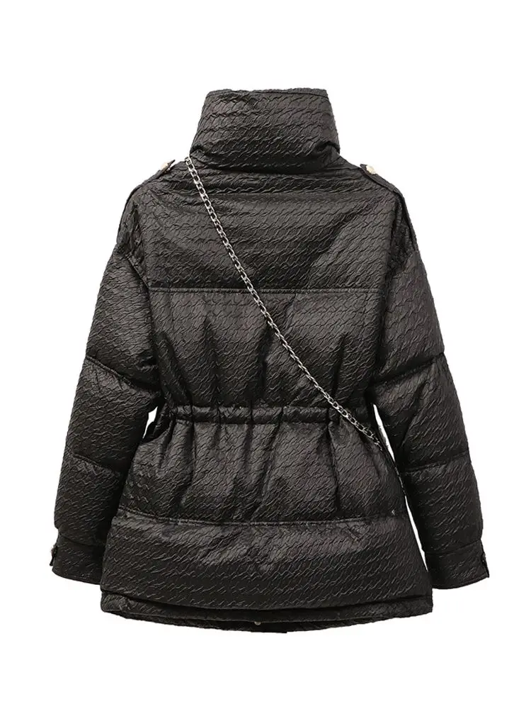New Women Vintage Style Down Jacket White Duck Down Jackets Autumn Winter Warm Coats And Parkas Female Outwear