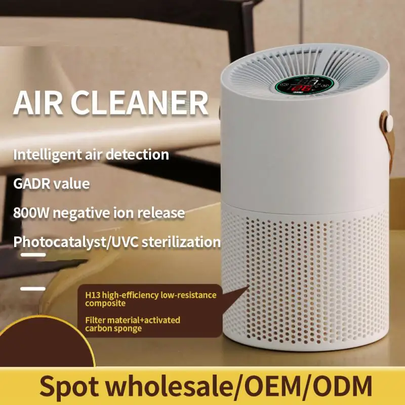 

Usb Charging Air Cleaner Air Purifiers Efficient Purifying For Remove Pet Allergies Dust Small Filter Fresh Air Purifie Protable
