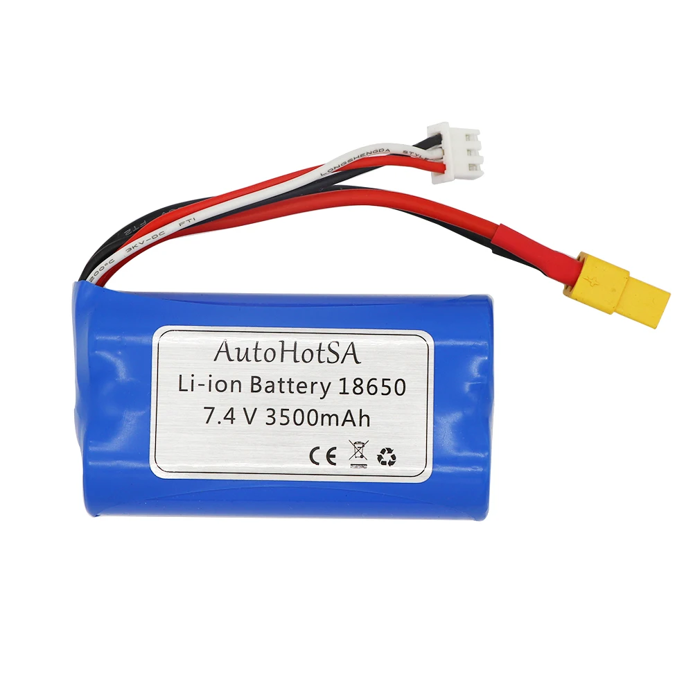 7 4 В 3500 мАч 18650 Lipo аккумулятор XT60 PLUG для Henglong 3818 3819 3838 3839 3889 3898 3899 3908 3918 3938 3939