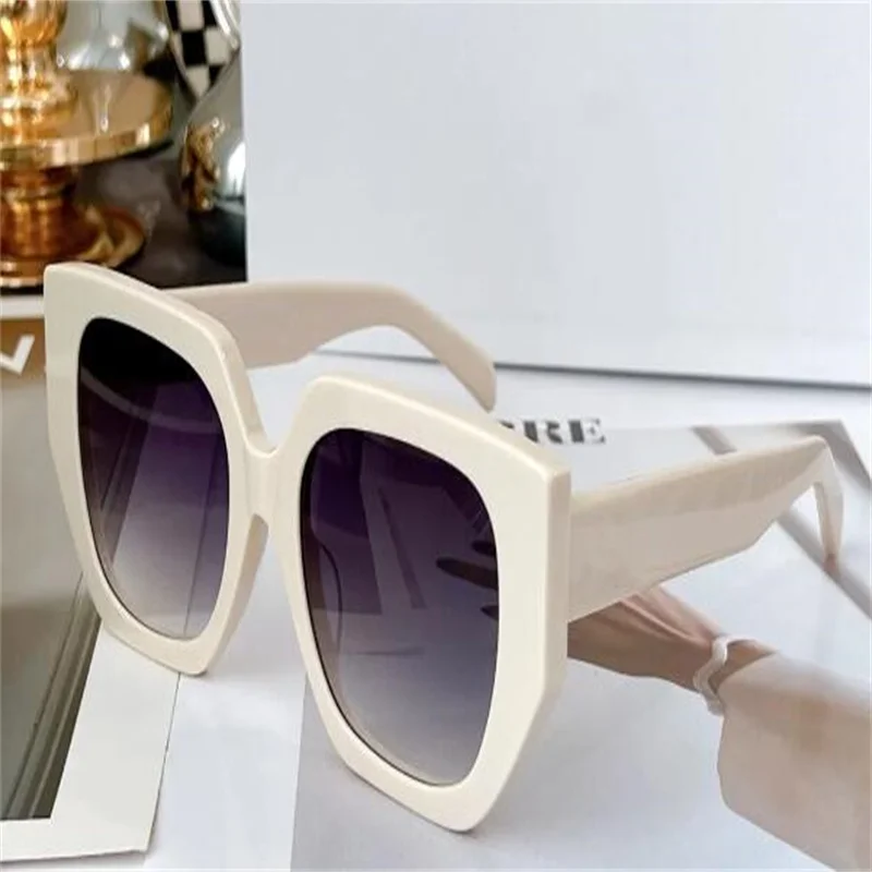 

Fashion popular designer 40239 sunglasses for women acetate shield shaped glasses summer avant-garde charming