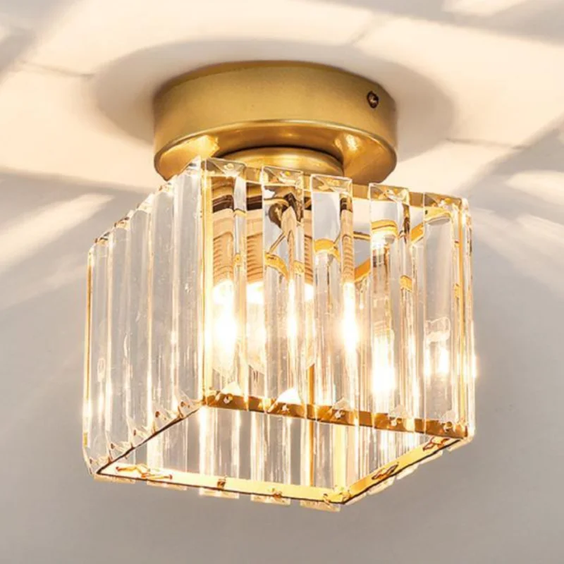 $15.90 Modern LED Ceiling Lights Living Room Hallway Lighting Front Porch Home Deocoration Ceiling Lamp Glass Minimalist Light Fixture