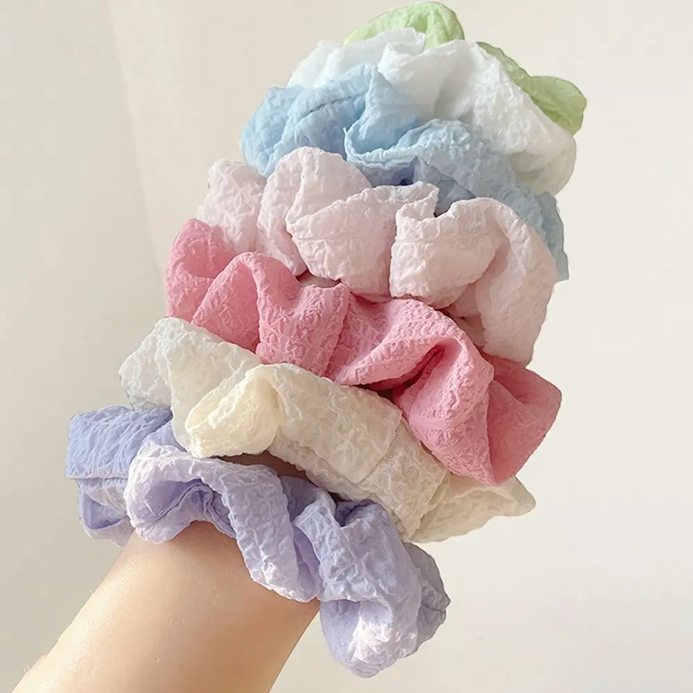 

Solid Color Scrunchie Rope Women Hair Accessories Elastic Hair Bands Ponytail Holder Sweet Fashion Headwear