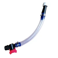 racing oil fill hose with switch transparent petrol filler soft pipe 14 inch filling hose for jegs for lc2 oil tank container
